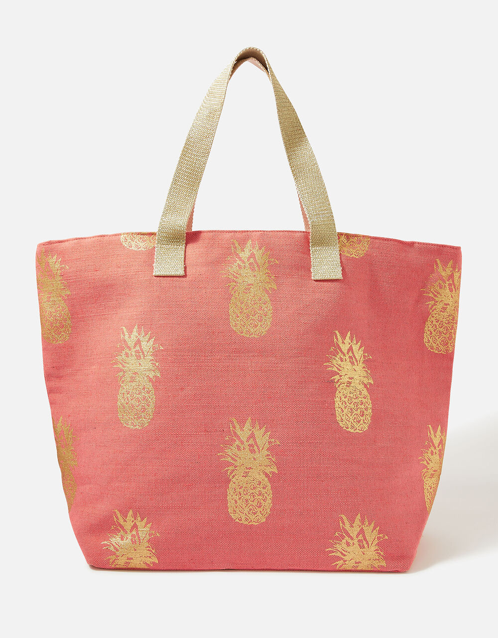 Pineapple Printed Tote Bag
